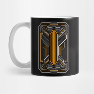 cyberpunk weapon shield armor cyborg Mug